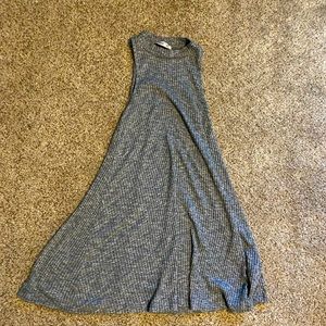 Sleeveless gray hollister mini dress